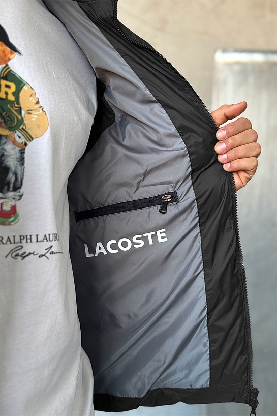 Мужской жилет Lacoste цвета антрацит