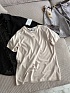 Женская бежевая футболка Celine premium