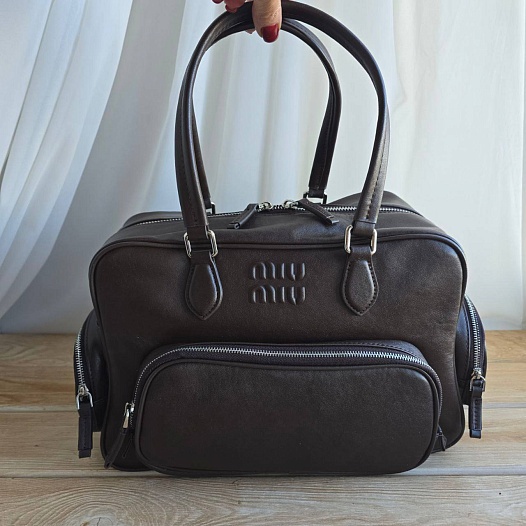 Женская кожаная сумка MIU MIU 31x20 см   