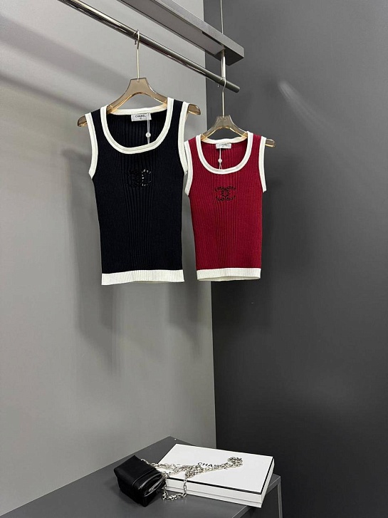 Женская майка Chanel premium - Black