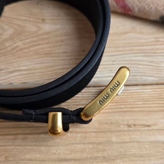 Замшевый ремень MIU MIU