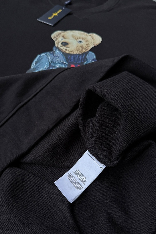 Чёрный свитшот Роlо Ralрh Lаurеn "Bear"