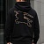 Чёрное худи Burberry Ekd Inlay 'Marks'