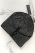 Мужская серая шапка Calvin Klein logo-patch