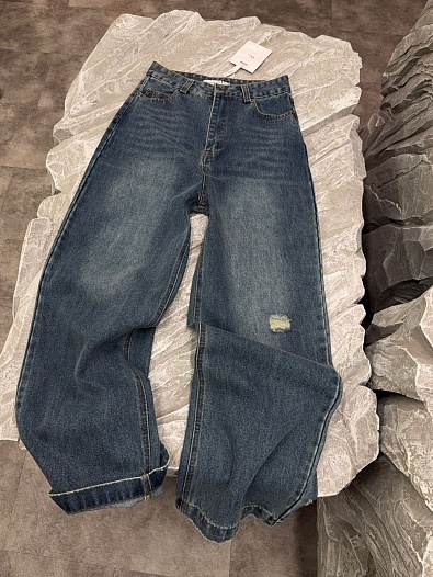Женские синие джинсы Dior   
