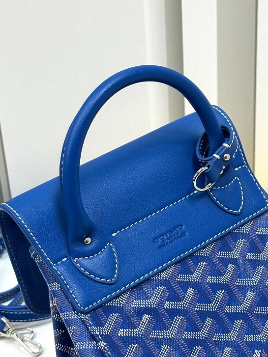 Женский рюкзак Goyard Alpin Mini Premium 23x19x9.5 см - Blue
