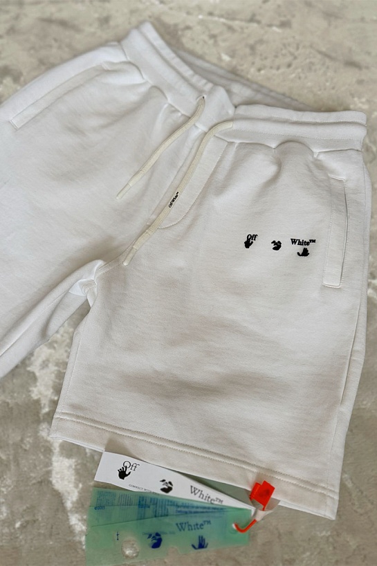 Мужские белые шорты Off-White
