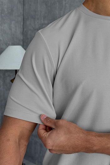 Мужская серая футболка Zilli   