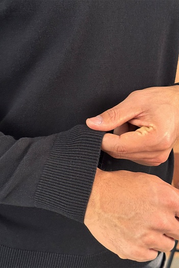 Мужская чёрная кофта Etro logo-embroidered   