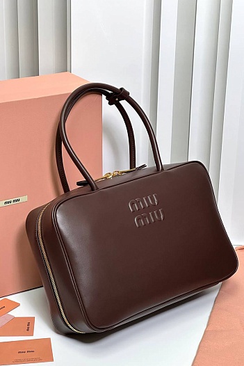 Кожаная сумка MIU MIU Premium 34x22x10 см   