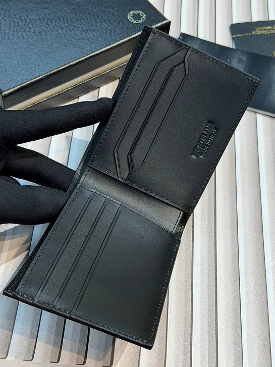 Кожаный кошелёк Montblanc Meistertuck Sartorial premium 11.5x9 см