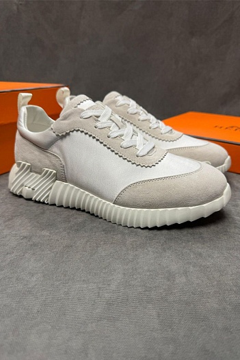 Мужские кроссовки Hermes Bouncing - White   