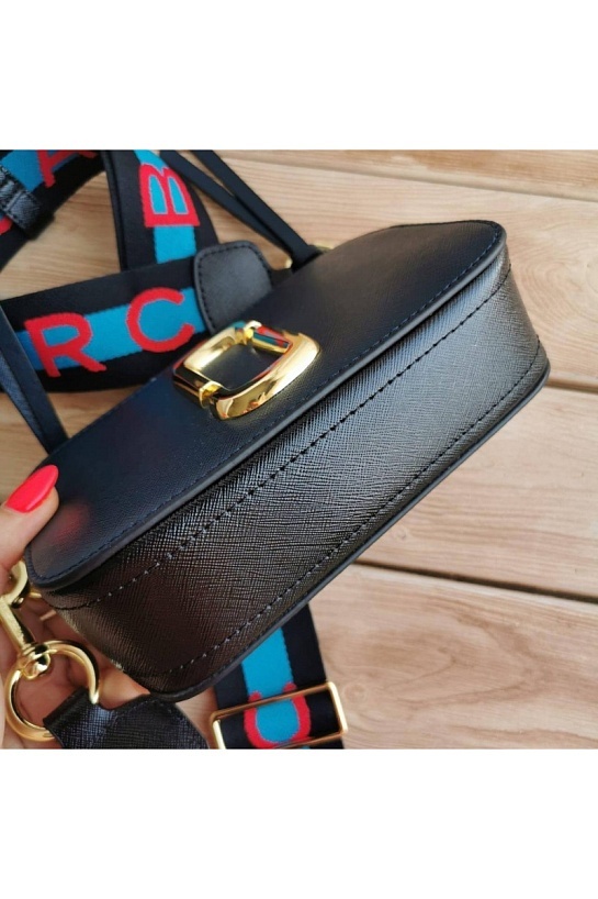 Кожаная сумка Marc Jacobs 25x16 см - Navy