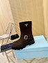 Женские замшевые сапоги Prada Suede premium