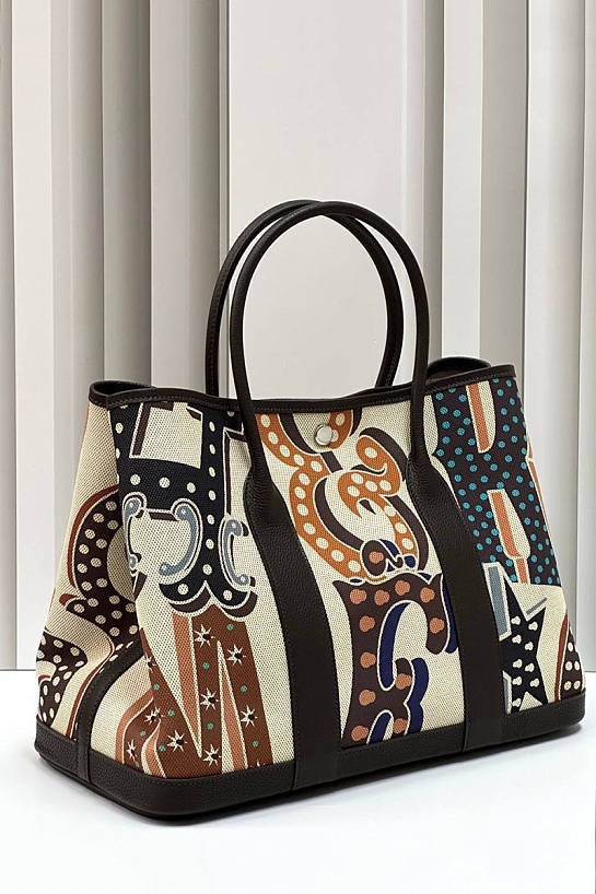 Женская сумка Hermes Garden Party Premium 36x26x17 см