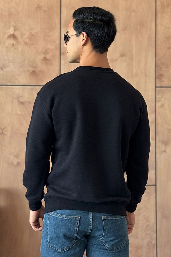 Чёрный свитшот Casablanca tennis club