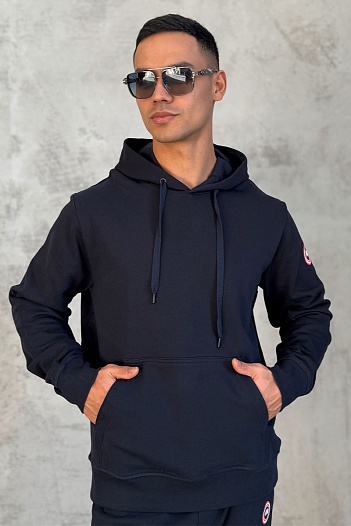 Тёмно-синее худи Canada Goose Huron   