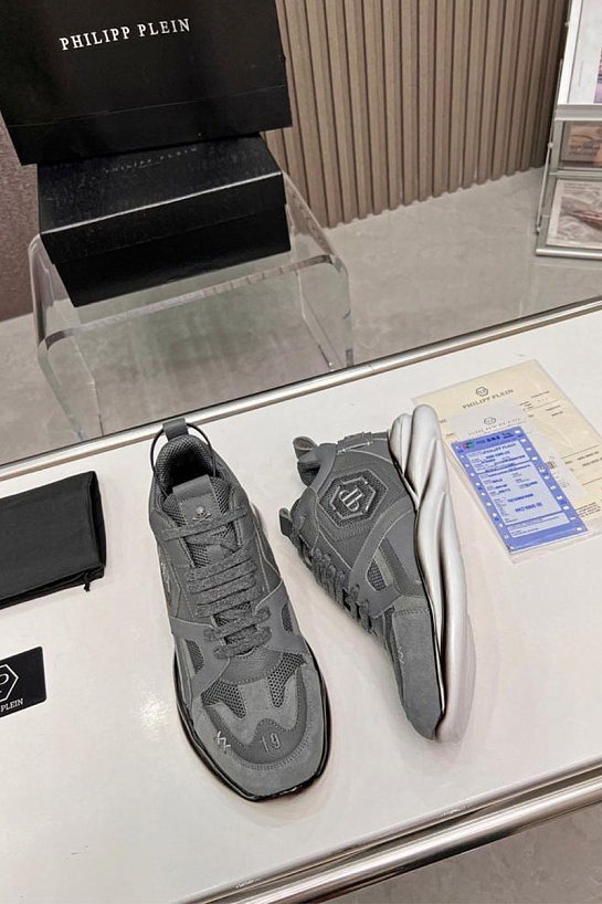 Мужские кроссовки Philipp Plein Hurricane - Grey