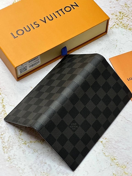 Кожаный бумажник Louis Vuitton Brazza Premium 19x2x10 см