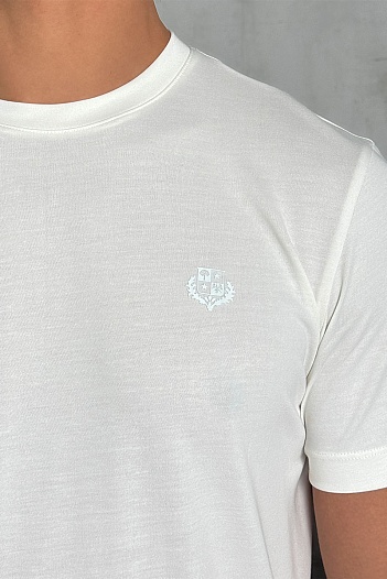 Футболка белого цвета Loro Piana   