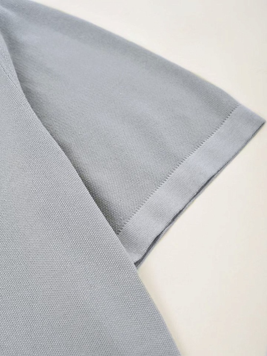 Мужская светло-серая футболка Loro Piana premium