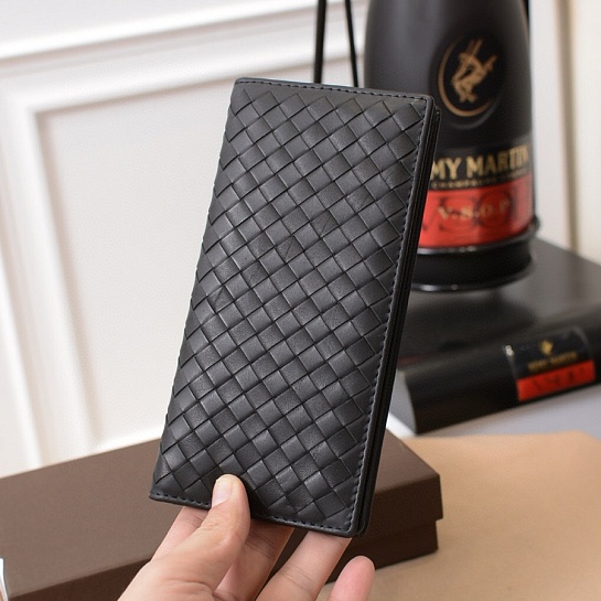 Кожаный бумажник Bottega Veneta Premium 18x8.5x3 см