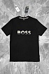 Мужская чёрная футболка Hugo Boss Tiburt 272