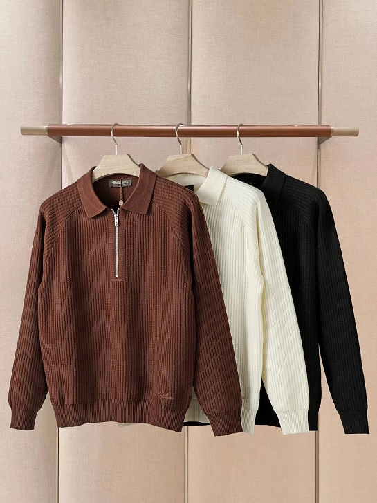 Мужской свитер Loro Piana premium - Brown