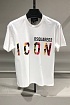 Футболка белого цвета Dsquared2 Icon tropical