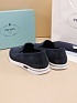 Мужские замшевые слипоны Prada Saint Tropez - Indigo