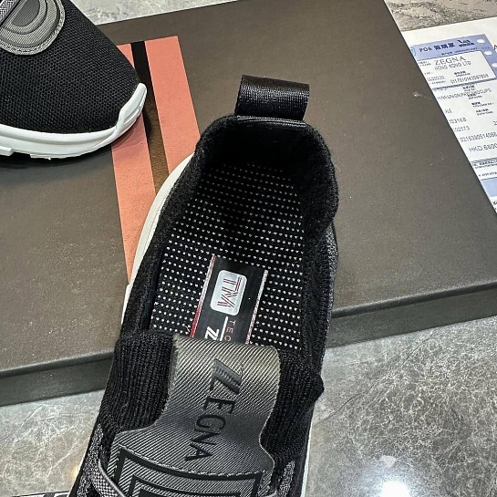 Мужские текстильные кроссовки Ermenegildo Zegna