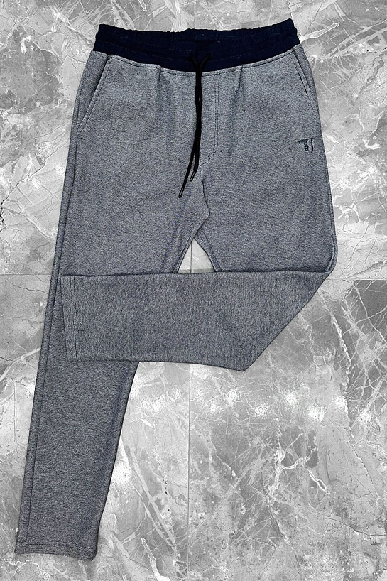 Мужские штаны Trussardi embroidered logo - Grey
