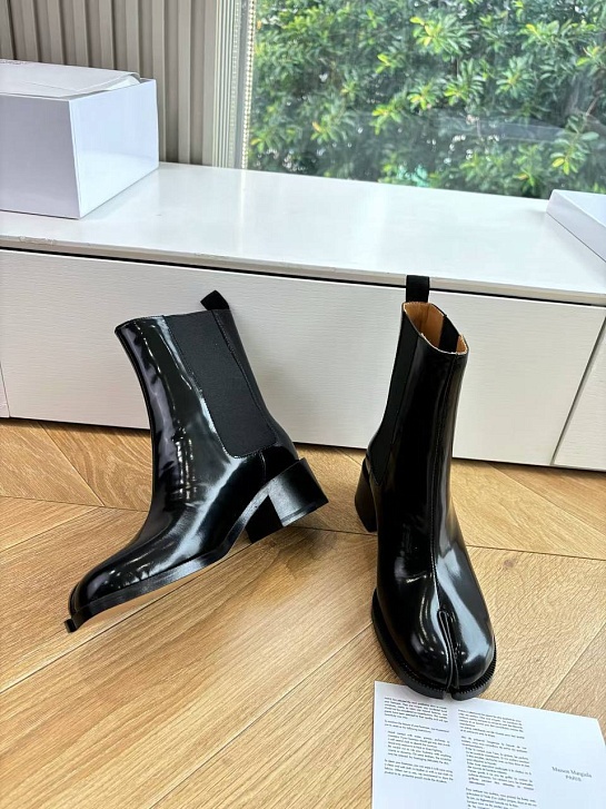 Женские кожаные сапоги Maison Margiela premium
