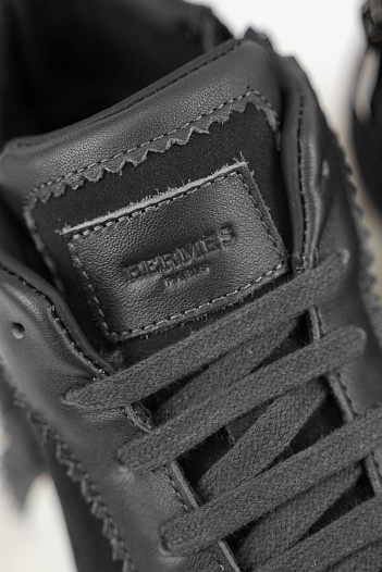 Кроссовки с мехом Hermes Bouncing high-top - Grey   