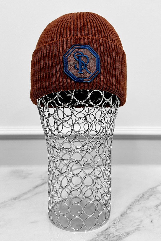 Шапка Stefano Ricci logo-embroidered - Ginger