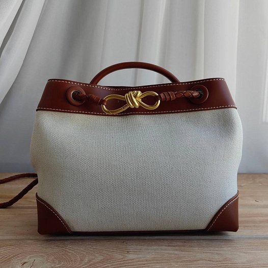 Женская сумка Bottega Veneta Small Andiamo Top Handle Bag 25x20 см (2 расцветки)   