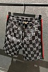 Мужские шорты чёрного цвета Gucci GG jacquard