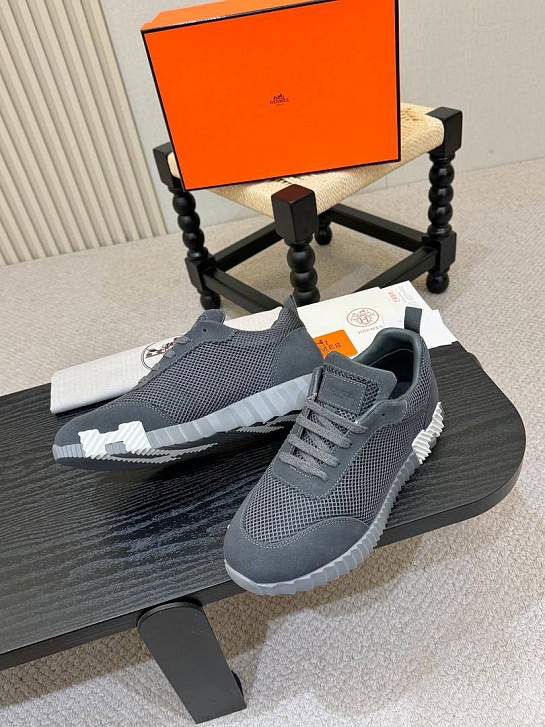 Мужские серые кроссовки Hermes Bouncing