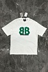 Белая оверсайз футболка Balenciaga logo print