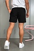Мужские чёрные шорты Hugo Boss logo-print