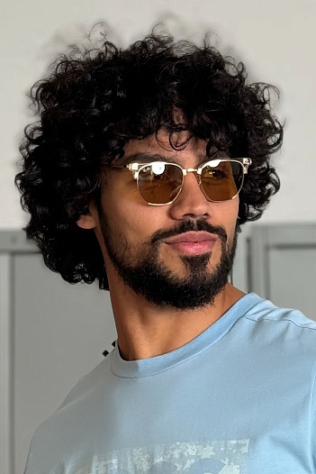 Солнцезащитные очки Ray-Ban New Clubmaster - Yellow   