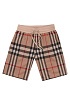 Бежевые шорты Burberry Check motif