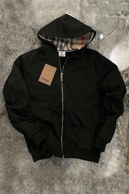 Мужские чёрные штаны Burberry England logo-embroidered