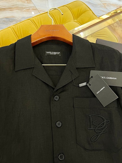 Льняная рубашка Dolce & Gabbana Premium   