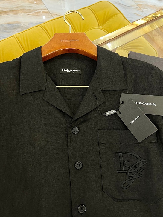 Льняная рубашка Dolce & Gabbana Premium