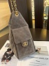 Замшевая сумка Chanel 30x30 см