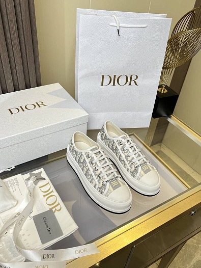 Женские кеды на платформе Dior Walk'n' premium   