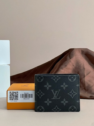 Кожаный кошелёк Louis Vuitton Slender Premium 11x8.5x1 см   