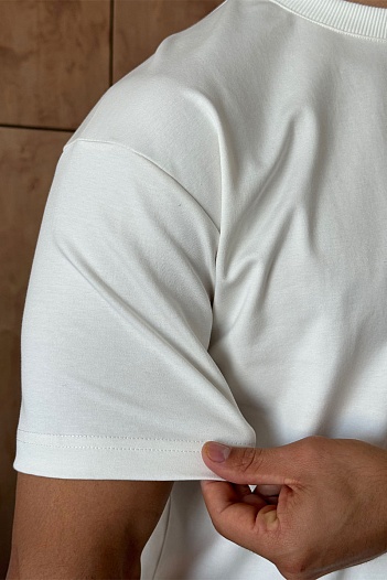 Мужская белая футболка Y-3 Yohji Yamamoto   