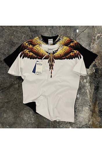 Белая футболка Marcelo Burlon County of Milan Solfolk Wings   